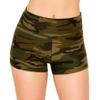 ALWAYS Women Workout Yoga Shorts - Premium Soft Solid Stretch Cheerleader Running Dance Volleyball Short Pants Camo 143 L view 3