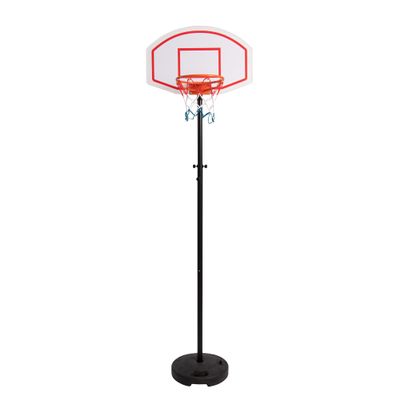 Hathaway Streetball 79-in Portable Basketball Hoop System for Kids & Adults Adjustable Height with Fillable Base, Steel Rim & Weather-Resistant Backboard for Indoor & Outdoor Use White