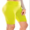 ALWAYS Women's High Waist Biker Shorts - Buttery Soft Workout Running Yoga Pants Neon Lime One Size view 1