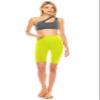ALWAYS Women's High Waist Biker Shorts - Buttery Soft Workout Running Yoga Pants Neon Lime One Size view 4
