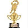 Crown Awards Soccer Trophy, 13" Gold Cup Soccer Goalie Trophies with Custom Engraving, 5 Pack view 1
