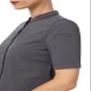 Chef Works Women's Seersucker Shirt, Charcoal, Large view 4
