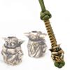 CooB EDC Paracord Knife Lanyard with Metal Hand-Casted Paracord Bead Beads, Charm, Pendant Movie Heroes Collection. Custom Paracords Lanyards (Bronze) view 1