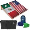 Tailgating Pros Regulation Flag Cornhole Board Sets * Includes 8 Bean Bags and Carrying Totes * 4'x2' Flag Toss Game * Several Corn Hole Board Designs to Choose from! view 1