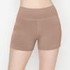 ALWAYS Women's 3" Yoga Shorts - Premium Soft Tummy Control Workout Stretch Solid Leggings Pants with Pockets Tan M view 2