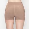 ALWAYS Women's 3" Yoga Shorts - Premium Soft Tummy Control Workout Stretch Solid Leggings Pants with Pockets Tan M view 4