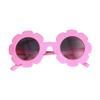 BULINGNA Cute Kids Toddler Baby Round Flower Sunglasses UV Protection Colorful Sunnies Glasses for Boys Girls 0-8T (Pink, Fits for 0-8 Years) view 1