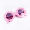BULINGNA Cute Kids Toddler Baby Round Flower Sunglasses UV Protection Colorful Sunnies Glasses for Boys Girls 0-8T (Pink, Fits for 0-8 Years) view 2