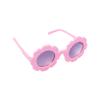BULINGNA Cute Kids Toddler Baby Round Flower Sunglasses UV Protection Colorful Sunnies Glasses for Boys Girls 0-8T (Pink, Fits for 0-8 Years) view 4
