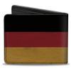 Buckle-Down Men's Standard Wallet, Bifold, Germany Flag Weathered, Vegan Leather, 4.0" x 3.5" view 2