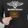 Buckle-Down Men's Standard Wallet, Bifold, California Flag Weathered Browns, Vegan Leather, 4.0" x 3.5" view 3