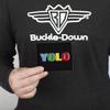 Buckle-Down Men's Standard Wallet, Bifold, Black Multi Color, Vegan Leather, Yolo Quote, 4.0" x 3.5" view 3