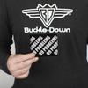 Buckle-Down Men's Standard Wallet, Bifold, Black White, Vegan Leather, 99 Problems Quote, 4.0" x 3.5" view 3