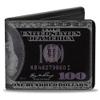 Buckle-Down Men's Bifold Wallet Money, 4.0" x 3.5" view 1