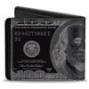 Buckle-Down Men's Bifold Wallet Money, 4.0" x 3.5" view 2