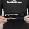 Buckle-Down Men's Standard Wallet, Bifold, Bubble Shotgun Black White Blue, Vegan Leather, 4.0" x 3.5" view 4