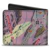 Buckle-Down Men's Standard Wallet, Bifold, Colorado Winter Park Run Looking Glass, Vegan Leather, 4.0" x 3.5" view 2