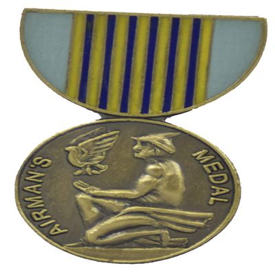 AIRMANS MEDAL LAPEL PIN OR HAT PIN - Size 1-1/8" - VETERAN OWNED BUSINESS