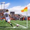 4 UEFA Regulation Corner Flags | Pro Corner Pole and Flag Set | Gameday Equipment Essentials view 3