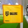 4 UEFA Regulation Corner Flags | Pro Corner Pole and Flag Set | Gameday Equipment Essentials view 4