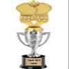 Crown Awards Pickleball Trophy, 13" Silver Cup Pickleball Trophies with Engraving Included, 10 Pack Prime view 1