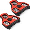 Look KEO Compatible Bike Cleats  7 Degree Float Replacement Clipless Cleat for KEO Standard Bicycle Pedals  Features Large Red TPU Surface for Better Pedal Grip view 1