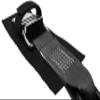 CustomTieDowns 2 Pack, 2 Inch x 4.5 Foot Stainless Steel Quick Release Buckle Transom Strap. (Black) view 4