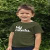 Bold Big Cousin T-Shirts for Girls and Boys Fun Family Outfits Military Green Shirt view 2