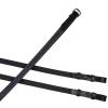 Collegiate Essential Plain Flat Reins, Black, 5/8"x54" view 1