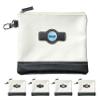 Clip Wipes Air Force Golf Valuables Pouch with Zipper (White-USAF)