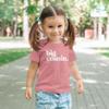 Bold Big Cousin T-Shirts for Girls Fun Family Outfits Mauve Shirt view 4