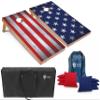 Tailgating Pros Regulation Flag Cornhole Board Sets * Includes 8 Bean Bags and Carrying Totes * 4'x2' Flag Toss Game * Several Corn Hole Board Designs to Choose from! view 1