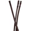 Collegiate Essential Plain Laced Reins, Brown, 5/8"x54" view 1