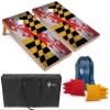 Tailgating Pros Regulation Flag Cornhole Board Sets * Includes 8 Bean Bags and Carrying Totes * 4'x2' Flag Toss Game * Several Corn Hole Board Designs to Choose from! view 1