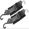 CustomTieDowns 2 Pack, 2 Inch x 4.5 Foot Quick Release Transom Strap. (Gray) view 1