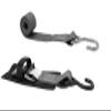 CustomTieDowns 2 Pack, 2 Inch x 4.5 Foot Quick Release Transom Strap. (Gray) view 3
