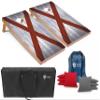 Tailgating Pros Regulation Flag Cornhole Board Sets * Includes 8 Bean Bags and Carrying Totes * 4'x2' Flag Toss Game * Several Corn Hole Board Designs to Choose from! view 1