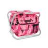 WEDDINGSTAR Customizable Folding Cooler Chair Monogram Embroidered  Pink Camouflage view 1