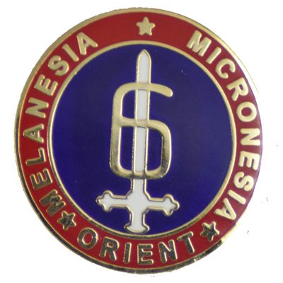 6TH MAR DIV HAT LAPEL PIN OR HAT PIN - Size 7/8" - VETERAN OWNED BUSINESS