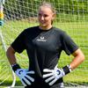 Renegade GK Eclipse Phantom Professional Goalie Gloves with Pro Finger Spines | 4mm EXT Contact Grip | White & Black Soccer Goalkeeping Gloves (Size 8, Youth-Adult, Neg. Cut, Level 5) view 2