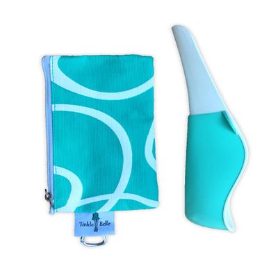 The Tinkle Belle Female Urination Device | Portable Urinal with Case! Stand to Urinate While Staying Fully Clothed! Easy, Compact, Reliable for Surgery, Bad Knees, Dirty Public restrooms