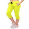 ALWAYS Womens Capri Jogger Sweatpants with Pockets  Super Soft Stretch Lounge Pants, Casual Joggers for Women, Yoga Workout & Daily Wear, Neon Lime M view 1