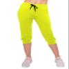 ALWAYS Womens Capri Jogger Sweatpants with Pockets  Super Soft Stretch Lounge Pants, Casual Joggers for Women, Yoga Workout & Daily Wear, Neon Lime M view 2