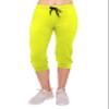 ALWAYS Womens Capri Jogger Sweatpants with Pockets  Super Soft Stretch Lounge Pants, Casual Joggers for Women, Yoga Workout & Daily Wear, Neon Lime M view 3