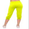 ALWAYS Womens Capri Jogger Sweatpants with Pockets  Super Soft Stretch Lounge Pants, Casual Joggers for Women, Yoga Workout & Daily Wear, Neon Lime M view 4