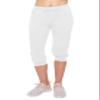 ALWAYS Womens Capri Jogger Sweatpants with Pockets  Super Soft Stretch Lounge Pants, Casual Joggers for Women, Yoga Workout & Daily Wear, White L view 3