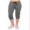 ALWAYS Womens Capri Jogger Sweatpants with Pockets  Super Soft Stretch Lounge Pants, Casual Joggers for Women, Yoga Workout & Daily Wear, Charcoal M view 3