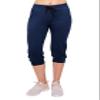 ALWAYS Womens Capri Jogger Sweatpants with Pockets  Super Soft Stretch Lounge Pants, Casual Joggers for Women, Yoga Workout & Daily Wear, Navy L view 3
