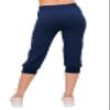 ALWAYS Womens Capri Jogger Sweatpants with Pockets  Super Soft Stretch Lounge Pants, Casual Joggers for Women, Yoga Workout & Daily Wear, Navy L view 4