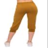 ALWAYS Womens Capri Jogger Sweatpants with Pockets  Super Soft Stretch Lounge Pants, Casual Joggers for Women, Yoga Workout & Daily Wear, Gold Mustard S view 4